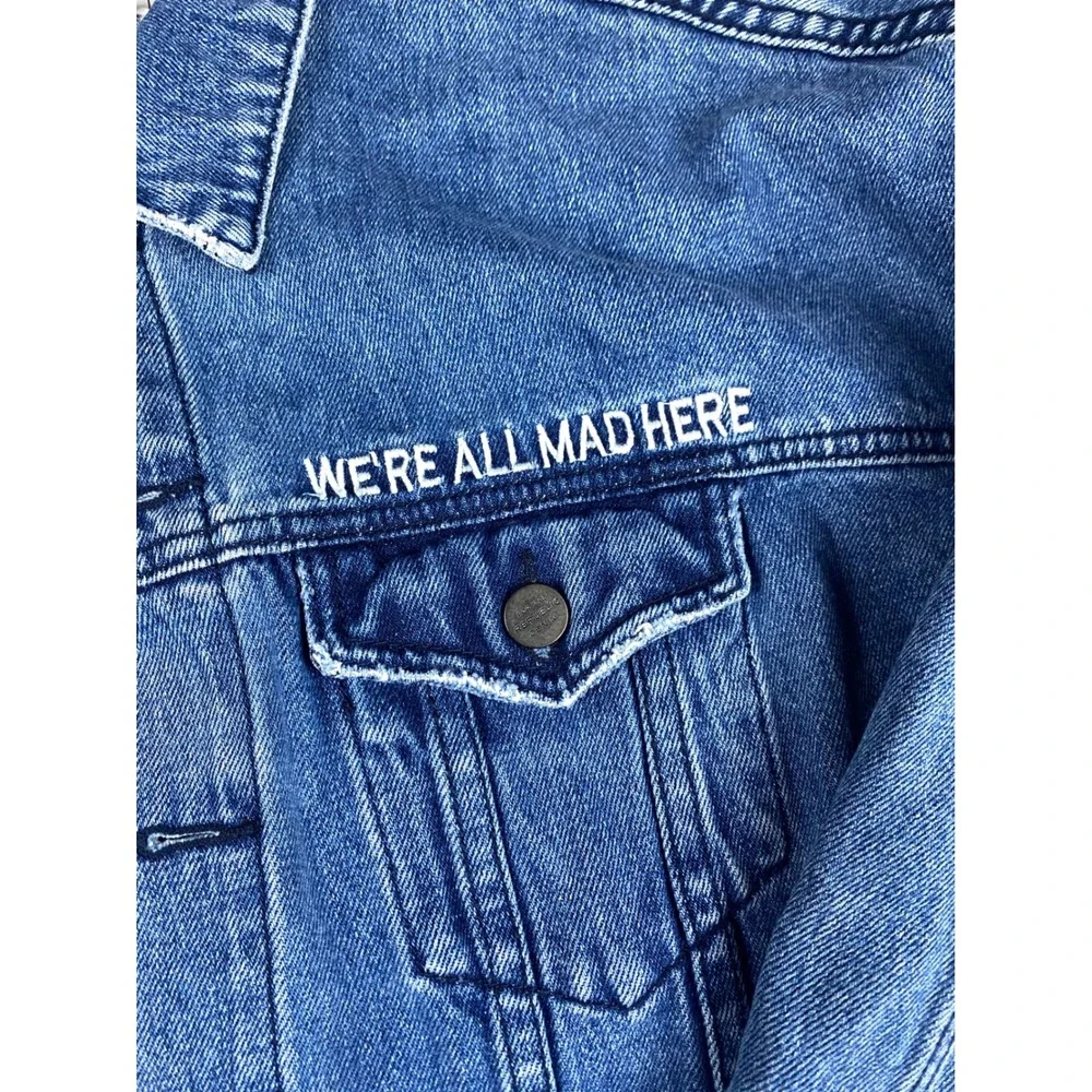 👖✨ FOR THE REPUBLIC Denim Jacket – Size M – 